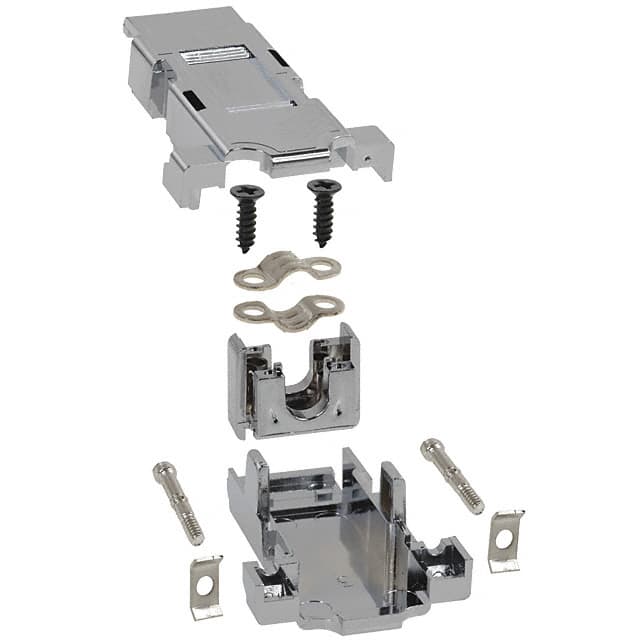 983-009-020-121 NorComp Inc.  Capots de connecteurs D-Sub en forme de D